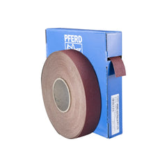 PFERD - Width 40mm x Length 50m Aluminium Oxide Shop Roll Cloth Sbr A100 for General Use | 47300043