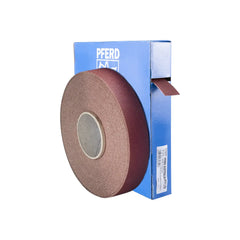 PFERD - Width 40mm x Length 50m Aluminium Oxide Shop Roll Cloth Sbr A80 for General Use | 47300042