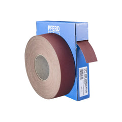 PFERD - Width 50mm x Length 50m Aluminium Oxide Shop Roll Cloth Sbr A150 for General Use | 47300054