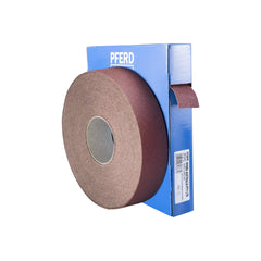 PFERD - Width 50mm x Length 50m Aluminium Oxide Shop Roll Cloth Sbr A80 for General Use | 47300051
