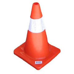 Rally - Traffic Cones - LDPE 75cm, Orange with Reflective Sleeve | SPTCPE075