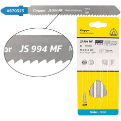 Klingspor -  JS 994 MF Special Bi-metal jigsaw blade milled, wavy for Sheet metal, Metal, Steel, Stainless steel