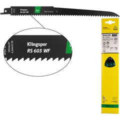 Klingspor - RS 603 WF Supra Cr-V reciprocating saw blade milled and set for Softwood, Construction wood, Plywood, Chipboard