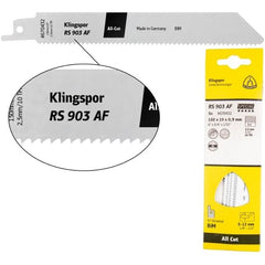 Klingspor - RS 903 AF Special Bi-metal reciprocating saw blade milled and set for Wood with nails, NF metals, Aluminium