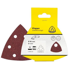 Klingspor - PS 22 K Discs Self-Fastening, 125 mm Grain 180 Hole Pattern GLS5. D.I.Y.-Packaged With Tab (Pack of 25) | 241628
