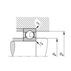 FAG Bearing - 6230C3/J20C Single Row Deep Groove Ball Bearing 150mm Bore (C3 Clearance) | 6230C3/J20C_FAG