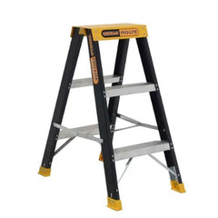 Gorilla - Double Sided A-frame Ladder 3 Step (0.85m) Pro-Lite Fibreglass 150kg Industrial | FSM003-PRO