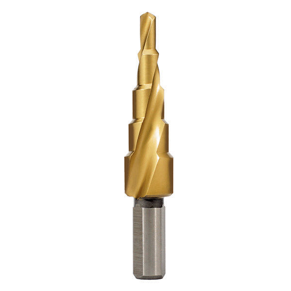 ITM - HOLEMAKER STEP DRILL, SPIRAL FLUTE, 5 STEPS, 8MM STEP LENGTH, 4 - 12MM | SDXL4-12MM