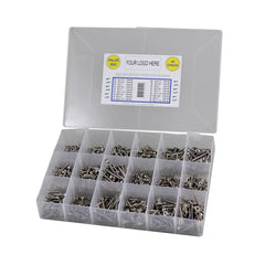 Securefix - Self Tapers - Csk Pan Stainless Steel 304 - 1000 pc | SF304STSMIX