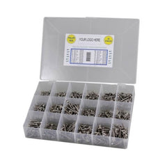 Securefix - Self Tapers - Csk Pan Stainless Steel 316 - 1000 pc | SF316STSMIX