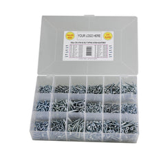 Securefix - Self Tappers - Csk Pan Steel Zinc - 1000 pc | SFSTZ1000