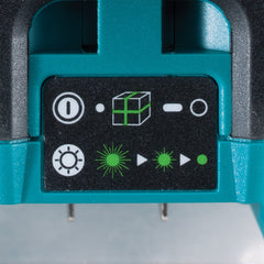Makita - 12V Max Green 3 x 360° Line Laser (Lines - 4 Vertical 4 Horizontal) - Tool Only | SK700GD
