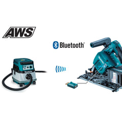 Makita - 40V Max Brushless AWS 165mm (6-1/2") Plunge Cut Circular Saw - Tool Only AWS Receiver Included | SP001GZ03