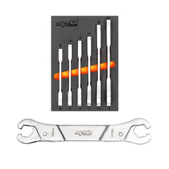 SP Tools - Spanner Set Flare Nut Ratcheting 6 Piece (Metric/SAE Combined) | SP10046