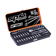 SP Tools - 1/4" Drive Metric Socket Set 6 Point 35 Piece | SP20116