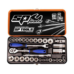 SP Tools - 3/8" Drive Socket Set 12 Point 32 Piece Metric/SAE | SP20200