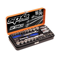 SP Tools - 3/8" Drive Socket Set 12 Point 32 Piece Metric/SAE | SP20200