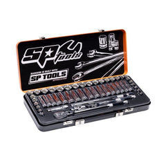 SP Tools - 3/8" Drive Socket Set 12 Point & 6 Point 50 Piece Metric/SAE | SP20201