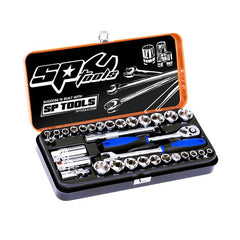 SP Tools - 3/8" Drive Socket Set 6 Point 32 Piece Metric/SAE | SP20202