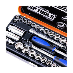 SP Tools - 3/8" Drive Socket Set 6 Point 32 Piece Metric/SAE | SP20202