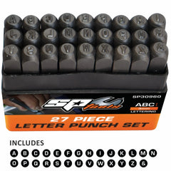 SP Tools - 3mm Striking Tools Letter Punch 27 Piece Set | SP30960