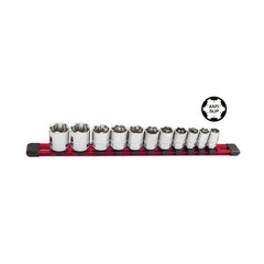 SP Tools - 1/2" Dr Socket Rail Set - Xtreme Grip - SAE - 11pc | SP33035