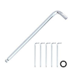 SP Tools - 4mm HEX Key Chrome Magnetic Metric (- Pack of 5) | SP34907