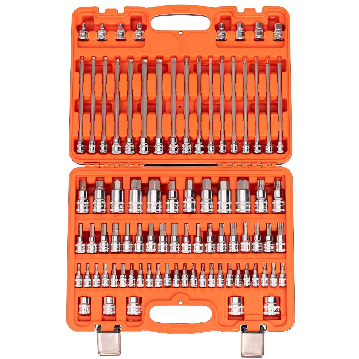 SP Tools - 1/4", 3/8" & 1/2" Drive Hex & Torx Socket Bit Set 84 Piece Metric/SAE | SP39625