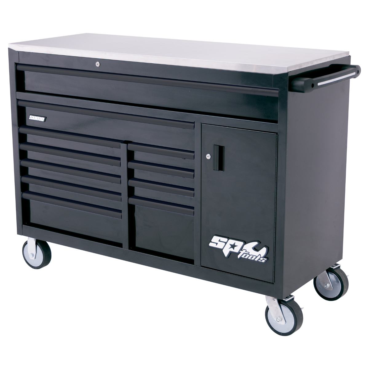 SP Tools - Roller Cabinet Sumo Series Tool Cupboard 12 Drawer Black | SP40095