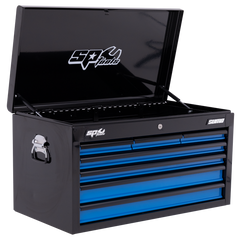 SP Tools - Sumo Series Tool Box - 7 Drawer - Black/Blue Drawers | SP40121