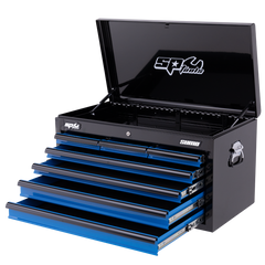 SP Tools - Sumo Series Tool Box - 7 Drawer - Black/Blue Drawers | SP40121