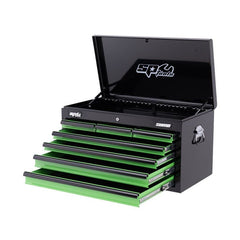 SP Tools - Sumo Series Tool Box - 7 Drawer - Black/Green Drawers | SP40122