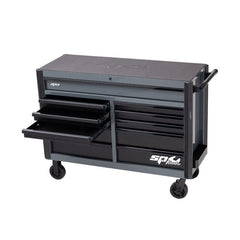 SP Tools - 58" Apex Series Roller Cabinet - 11 Drawer - Grey/Black | SP40640GY