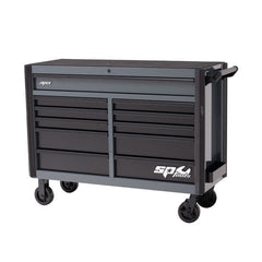 SP Tools - 58" Apex Series Roller Cabinet - 11 Drawer - Grey/Black | SP40640GY