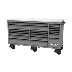 SP Tools - 73" USA Sumo Series Roller Cabinet 18 Drawer Customised - Grey | SP44826GY