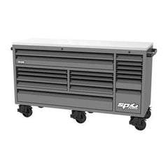 SP Tools - 465pc Metric/SAE Tool Kit - USA Sumo Series 73" Roller Cabinet - Matte Grey | SP50827GY