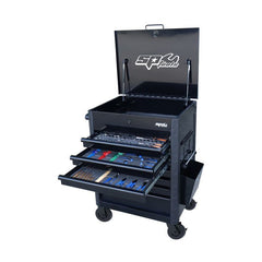 SP Tools - 200pc Metric/SAE Tool Kit - USA Sumo Series Service Cart - Black | SP50835BK