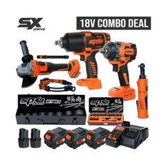 SP Tools - 18V & 12V Diesel Fitter Max Torque Cordless Kit - SX Drive | SP83189