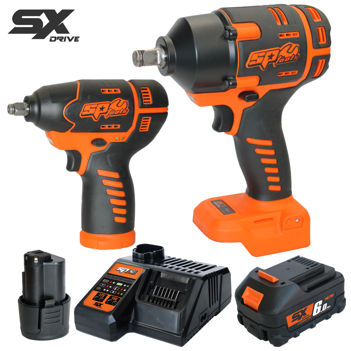 SP Tools - Cordless - 12V/18V Impact Wrench Kit 2pc | SP83191