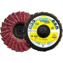 Klingspor -  MST 924 Special Mini Abrasive mop disc - convex for Stainless steel