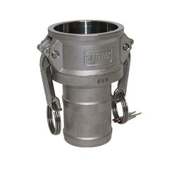 AIP - Camlock Type C 316 S/steel (no Collar) - 4" | CNC | SS100C