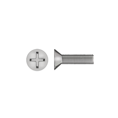 Bremick - SS304 Machine Screw Countersunk Sl 1/4" x 3" (Box of 50)