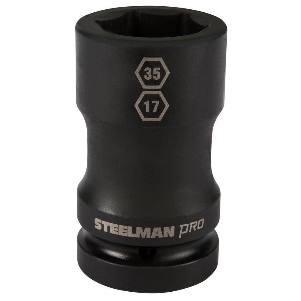 Action 35mm x 17mm 1" Drive Combination Budd Wheel Impact Socket
