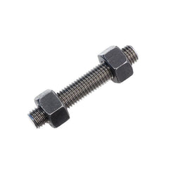 Bremick - B7 Stud UN8 with 2 Grade 2H Nuts 1 1/4" x 220mm (Box of 4)