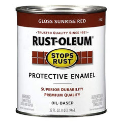 Rust-Oleum  - Stops Rust Gloss Sunrise Red - Quart 946ml | 7762502