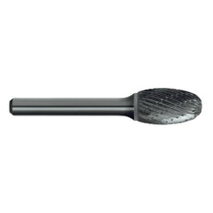 Sutton Tools - 3/4" Burr B203 Se700 Carb Oval Dbl-cut 1/4-SHK | B203SE700
