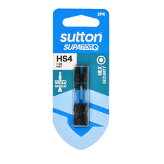 Sutton Tools - 100mm Screwdriver Bit S208 Supatorq HEX-S Set Hs4-6 5Pc | S208S05E06