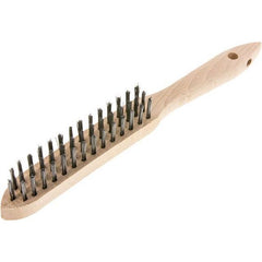 Dymaxion - Wire Brush 3 Row Wooden Handle | 3RWHB