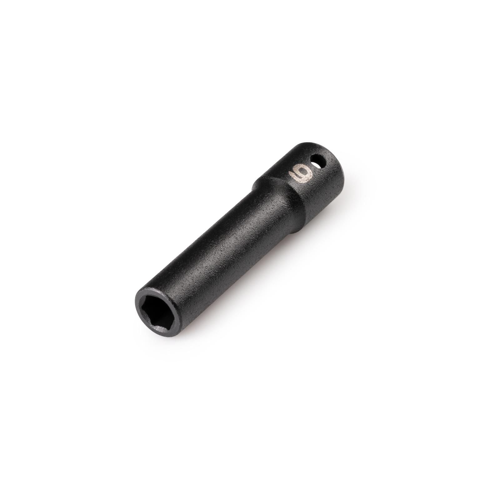 Action 6mm 1/4" Drive 6-point Metric Deep Magnetic Slide Impact Socket