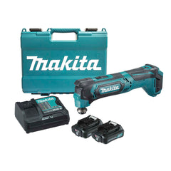Makita - 12V Max Multi-Tool - Includes 2 x 2.0Ah Batteries Rapid Charger & Case | TM30DSAE